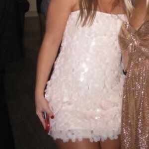 Bought for a semi formal for my sorority. Won’t wear again